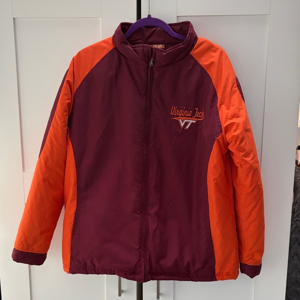 Women's Virginia Tech Maroon and Orange Utility Jacket
